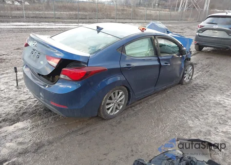 2016 Hyundai Elantra Se z USA, uszkodzony, nr VIN 5NPDH4AE3GH655097